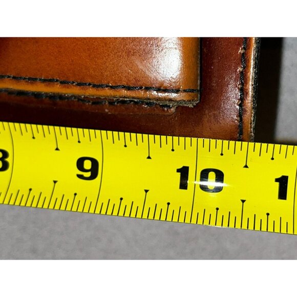 Paco Bolsos Beautiful Brown Leather Bag 10" - Picture 14 of 15